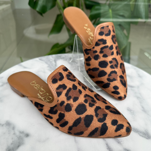 Beira Rio Animal Print Mule
