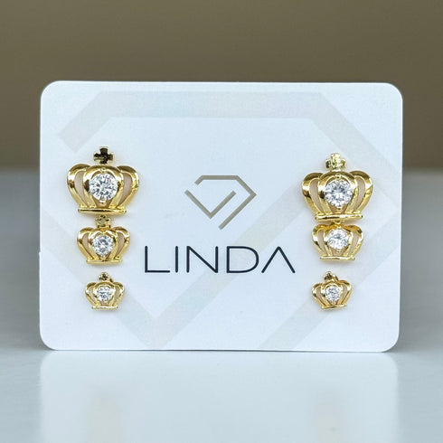 Trio Earring Crown