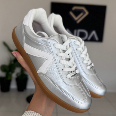 Tênis Casual Vizzano Silver
