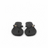 Chinelo Moleca Preto Square Toe Rasteiro
