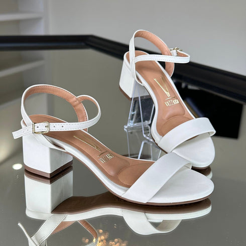 Vizzano Low Heel OffWhite Sandal