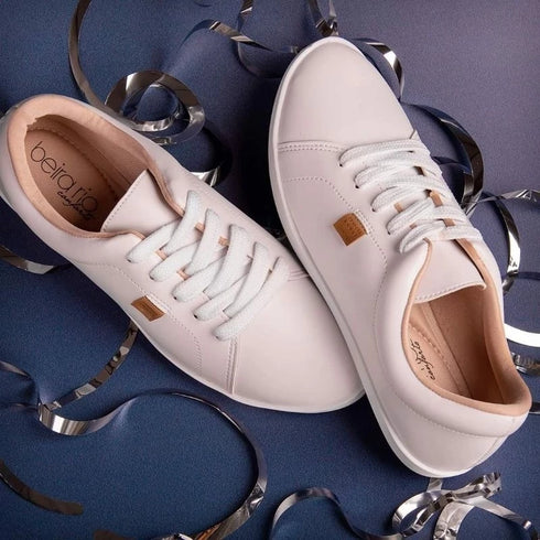 Tênis Casual Beira Rio Branco