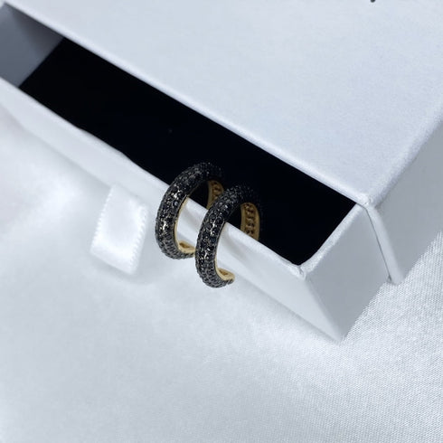 Fake Paved Piercing Earring