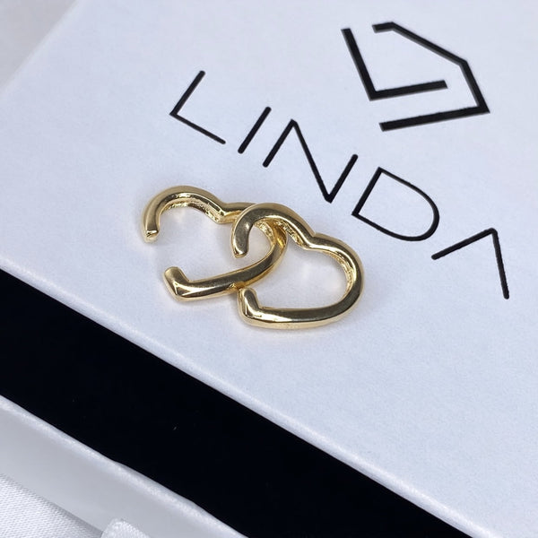 Fake Heart Piercing Earring