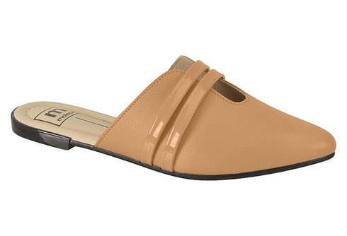 Moleca Patent Mule Sandal