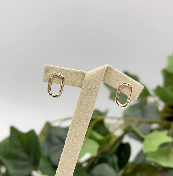 エリーノシンプルゴールドピアス