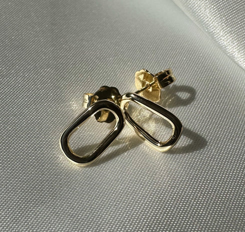 エリーノシンプルゴールドピアス