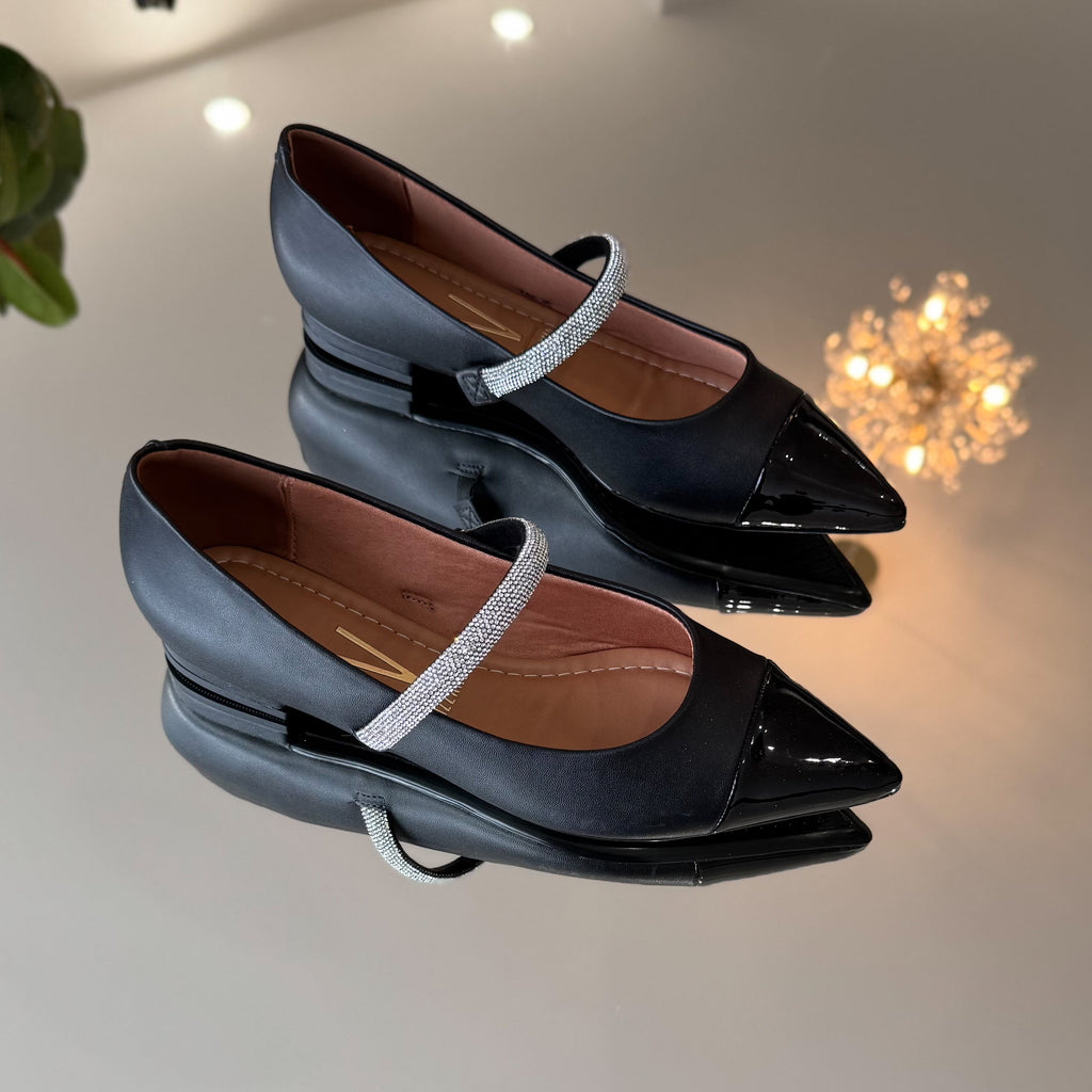 Sapatilha Vizzano Verniz Preto