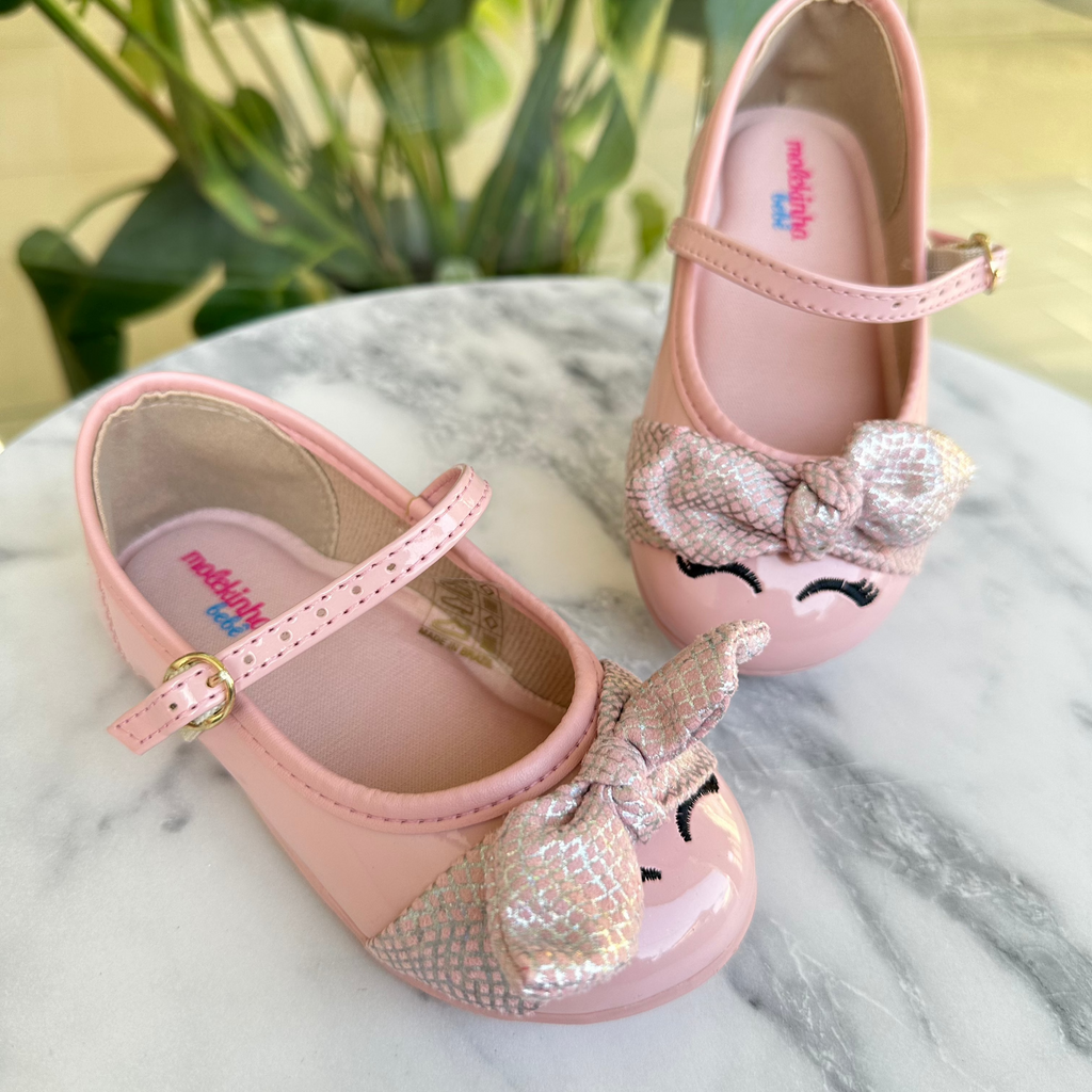 Sapatilha Boneca Infantil Holografica Molekinha Linda Store